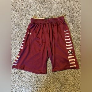 Boston College basketball shorts - men’s large - Under Armour